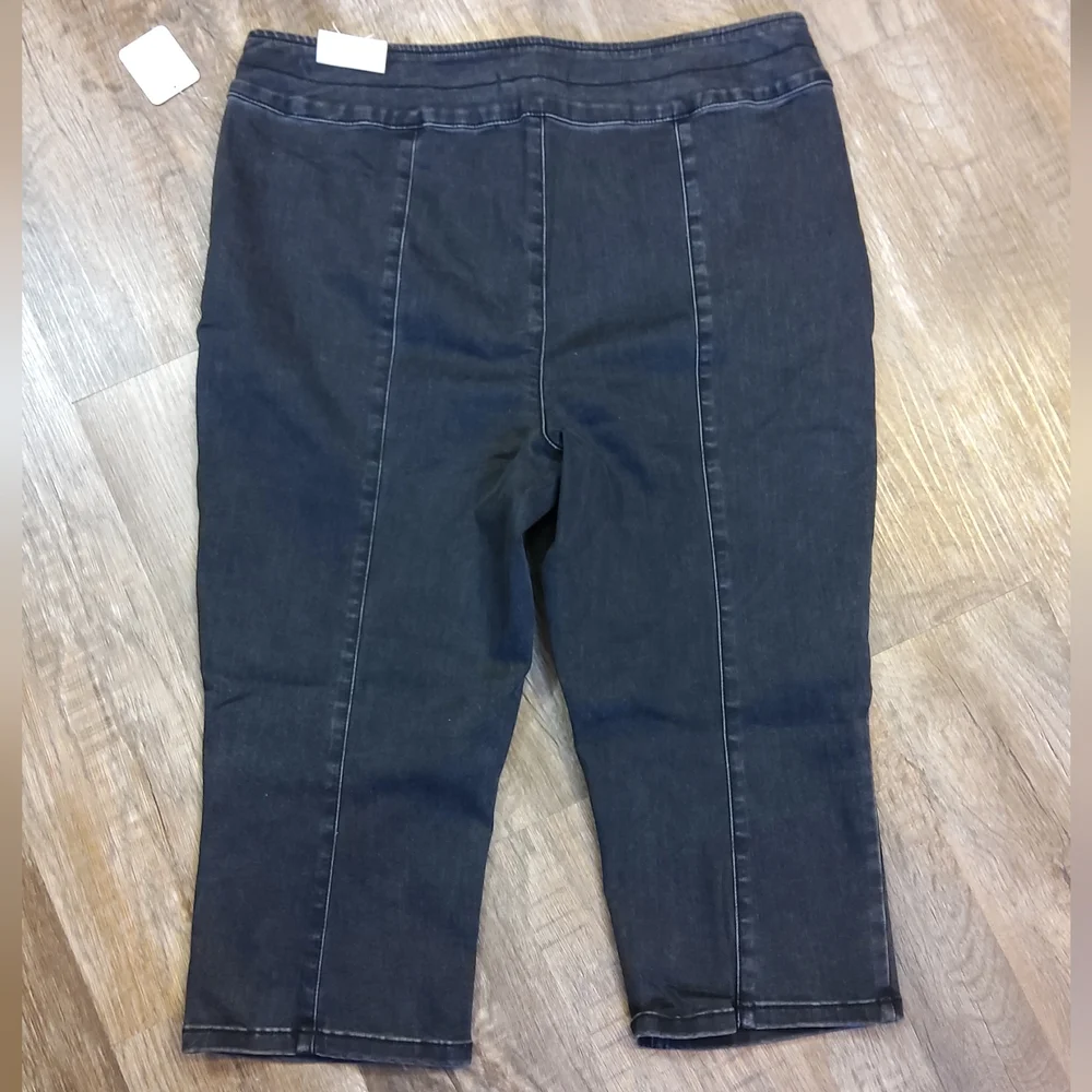 FREE PEOPLE We The Free Carousel Pull-On Capri Jeans NWT - Picture 6 of 14